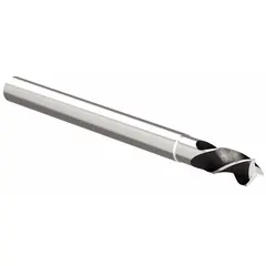This carbide square end mill features a reduced-neck design for deep pocketing in aluminum and other non-ferrous materials. With 3 flutes and uncoated carbide, it provides efficient chip evacuation and smooth finishes in high-speed machining operations. Suitable for industrial milling applications requiring fast cutting and precision.