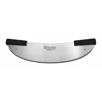 DEXTER RUSSELL Pizza Rocker Knife: 2 Handles, 20 in Blade Lg, Polypropylene, Black, 5 in Handle Lg (MPN 18053)