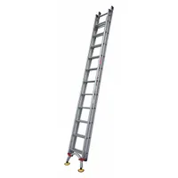 TIVOLI Extension Ladder: 24 ft Ladder Size, Aluminum, 300 lb Load Capacity, 43 lb Wt, 2 Sections (MPN PROX24)
