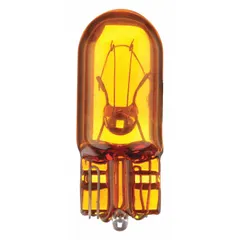 W2.1x9.5d Wedge Base Lamp, T3-1/4 Tubular, 14V AC, Amber, 194NA