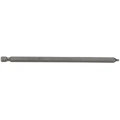Impact-rated hex bit made from S2 steel. Imperial #2 size with standard drive style. Suitable for driving fasteners in industrial assembly and maintenance applications. Supplied as a 5-pack.