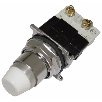 EATON Illuminated Push Button: Illuminated, Extended Profile, Metallic, 30 mm - Illuminated Extended-Length Push Buttons