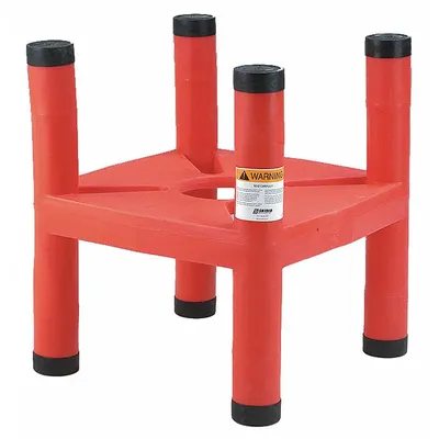 SNYDER INDUSTRIES Liquid Storage Tank Stand, Black Plastic, 40-3/4 x 36 x 41 in - Liquid Storage Tank Stands