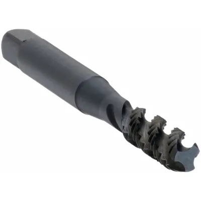 WIDIA GTD Spiral Flute Tap: M5x0.8 Metric, D4 / 6H, 3 Flute, Semi-Bottoming Chamfer (MPN 5357060) - General Purpose Spiral-Flute Taps