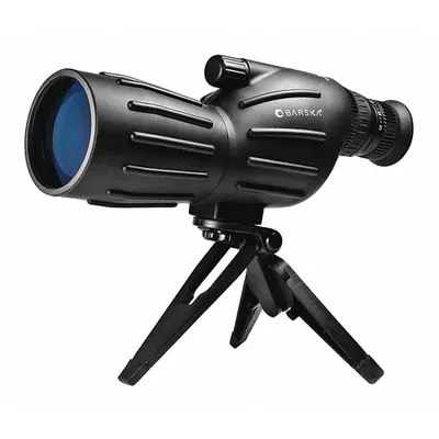 BARSKA Spotting Scope: 15x to 40x, 153 ft@1000 yd (15x)/79 ft @ 1000 yd (40x) - Spotting Scopes