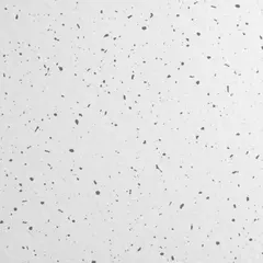 Mineral fiber ceiling tile for clean rooms and controlled environments. White finish, mildew resistant, standard light reflectance (82% or less), with 50% or more recycled content. 24 in x 48 in square lay-in panel for 15/16 in grid systems, sold in an 8-pack.