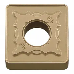 Square (S) indexable turning insert for general turning, facing, and profiling operations on metal workpieces. Suitable for medium to heavy cutting in steel, stainless steel, and cast iron applications.