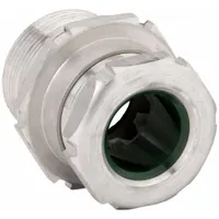 Enhanced Rating Cord Connector: Aluminum, 2 1/2 in MNPT, 1.40 in to 1.74 in, Silver (MPN TC250174)