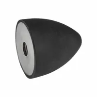 JW WINCO Vibration-Isolating Mount: Conical, Natural Rubber, Female x Non-Threaded Style (MPN 353-70-58-M12-E-40)