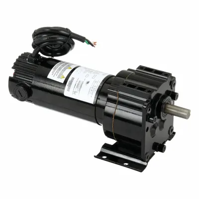 Dayton Gearmotor: Parallel, 12V DC, TENV, 50 RPM, 183 in-lb Max Torque - Parallel Shaft DC Gearmotors