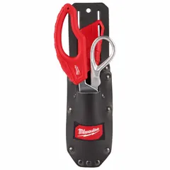 This communications tool set includes a Linemans Underground Knife, Electrician Snips, and a tool pouch. Designed for cutting and stripping cable sheathing in electrical and telecom applications.