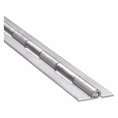 OEM Steel Full Surface-Mount Piano Hinge, 24 in Leaf Height, 1 in Leaf Width - Full Surface-Mount Piano Hinges