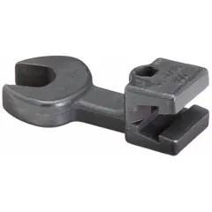 Open end torque wrench head with 9/16 in size and 13/16 in drive size. Designed for use with compatible torque wrench handles to apply precise torque to fasteners. Open end configuration allows access in confined spaces where standard sockets cannot fit.
