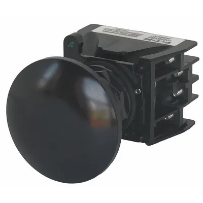EATON Hazardous Location Push Button: 30 mm, Metallic, Mushroom Head Profile - Mushroom-Head Push Buttons