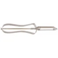 CRESTWARE Peeler: 1 1/2 in Blade Lg, Stainless Steel, PEL5K