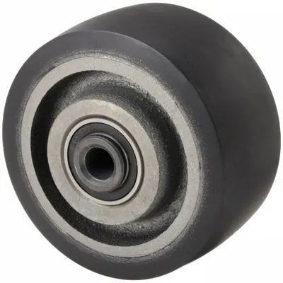 OEM Caster Wheel: 6 in Wheel Dia - Polyurethane Tread on Iron Core Wheels
