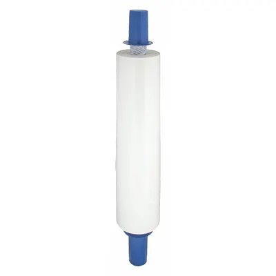 GOODWRAPPERS Opaque Stretch Wrap with Handle, Std Duty, 80 ga, White, 20 in Wd