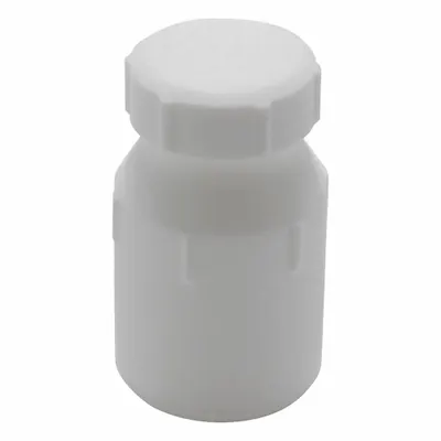 DYNALON PTFE Wide Mouth Round Lab Bottle, 50 mL, Colorless - PTFE Wide Mouth Round Lab Bottles