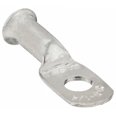 WESTWARD Lug: Crimpable Side Terminal, Crimp/Solder, Copper/Tin, 8 ga, Red - Crimpable Side Terminal Lugs