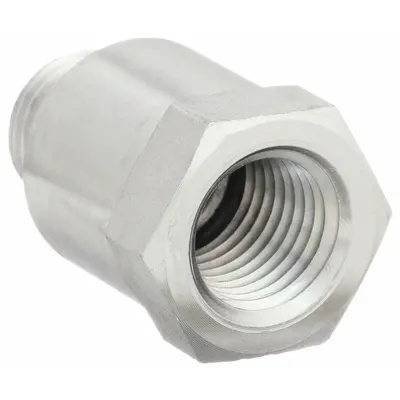AEROQUIP Hydraulic Hose Adapter: 5/16 in x 5/16 in Fitting Size, Female x Male, NPTF x ORB - ORB-to-NPTF Steel Hydraulic Hose Adapters