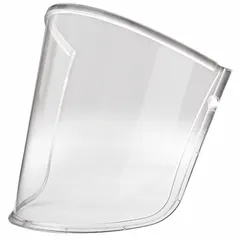 Clear polycarbonate replacement visor for 3M Versaflo M Series Helmets. Supplied in a 5-pack. Provides impact and splash protection in industrial environments requiring respiratory and head protection.