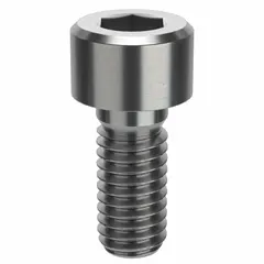 Metric standard socket head cap screw with M6x1.00 thread, 14 mm length, and 5 mm drive size. Made from 316 stainless steel with H5 tolerance and plain finish. Right-hand thread direction. Used in general fastening applications requiring corrosion resistance.