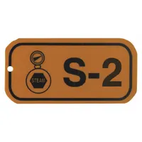 BRADY Lockout Tag: None/ No Header, S-2, Polystyrene, English, Plastic, Holes (MPN 105660)