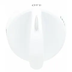 Genuine Electrolux replacement knob for ovens. Used to select oven functions or set temperature. Directly replaces the original control knob.