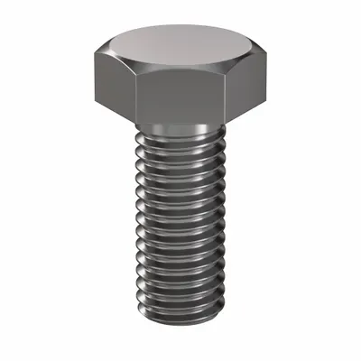 LINDSTROM Hex Head Cap Screw: Steel, Class 8.8, Plain, M8, Metric, 20 mm lg, Fully Threaded - Class 8.8 Steel Hex Head Cap Screws