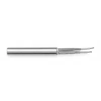 TEMPCO Swaged Cartridge Heater: 500 W Watts, 6 in Lg, 10 in Lead Lg, 120V, 58 W/sq in, 1/2 in Dia (MPN HDC00603)