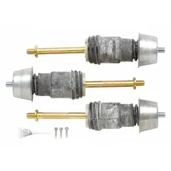 OEM replacement spring set for Whirlpool washing machines and dryers. Supports the drum assembly to reduce vibration during spin cycles. Includes springs that mount between drum and cabinet to absorb movement.