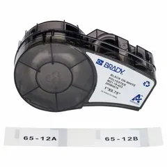 Combined Label and Ribbon Cartridge: 3/4 in x 1 in, Acrylic, Permanent Adhesive, 121 Labels (MPN M21-18-423). Key specifications — Material Properties: Halogen-Free; Adhesive Material: Acrylic; Printer Series Compatibility: M211.