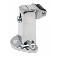 Roller strike for commercial refrigerators and freezers. Used to secure doors in the closed position, aiding proper sealing and temperature control. Direct replacement part.