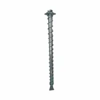 These carbon steel anchors with a zinc-coated finish are designed for securing fixtures, signs, or equipment to asphalt surfaces. Each anchor has a 3/8"-16 thread size and 0.625 in diameter. Supplied in a 6-pack