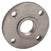ANVIL Metal Pipe Flange: 1 1/4 in, Female NPT Threaded, Cast Iron, Flat Flange, Class 125 (MPN 0308006600)