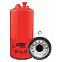 BALDWIN FILTERS Fuel Filter: Spin-On, 4 11/16 in Outside Dia, M85 x 2.0 Thread Size, Cellulose (MPN BF1277-SP)