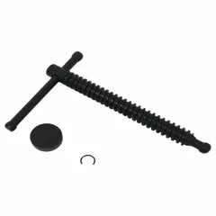 Replacement spindle assembly for C-clamps, compatible with models 404, 404-SF, 404-SFSG, 404-STG, and 4404. Overall length of 4-1/2 inches. Used in workholding applications to apply clamping force in metal fabrication and woodworking.