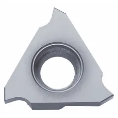Carbide grooving insert for external and internal grooving, parting, and profiling on CNC lathes. Suitable for creating accurate grooves in steel, stainless steel, and cast iron workpieces.