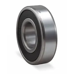 Metric radial ball bearing with 30 mm bore, 72 mm outer diameter, and 30.2 mm width. Double non-contact seals reduce friction while protecting against contaminants. Suitable for moderate-speed applications requiring radial load support, such as industrial machinery, conveyors, pumps, and electric motors.