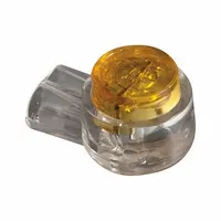 KLEIN TOOLS Insulation Displacement Connector: 2 Ports, Yellow, 26 AWG – 22 AWG Run Size Range (MPN VDV826-604)