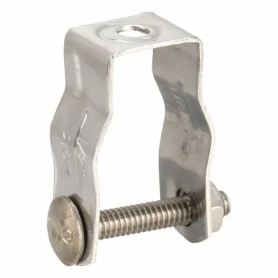 CALBRITE Conduit & Cable Hanger - Screw-On: 1/2 in Trade Size, Stainless Steel - Screw-On Conduit & Cable Hangers