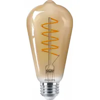 PHILIPS Compact LED Bulb: Medium Screw (E26), LED, (ST) Straight Tubular, ST19, 6.5 W Watt, 2000K (MPN 6.5ST19/VIN/820/E26/Amber/G/SP/D 1PFT20)