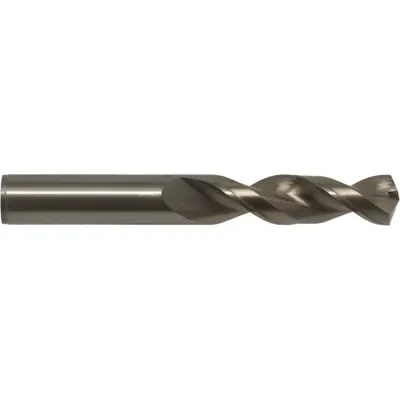 CLEVELAND Screw Machine Drill Bit: #28, 135° Split Point, Straw/Bronze Cobalt - Cobalt Screw-Machine Length Drill Bits for Deep Hole-Drilling