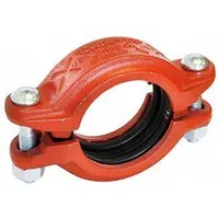 GRUVLOK Couplings: 5 in x 5 in, EPDM Seal, 750 psi, Ductile Iron, Grooved x Grooved x Threaded (MPN 0390113082)
