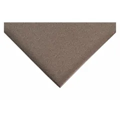 This 3 ft x 5 ft antifatigue mat is constructed from black PVC foam with a 5/8 in thickness. It features a beveled edge and an anti-slip backing for stability on hard floors. Commonly used in industrial workstations, assembly lines, and warehouse areas to reduce fatigue from prolonged standing.