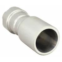 VIEGA MEGAPRESS Crimp Fitting: 1 in Pipe x 1/2 in Pipe Size, FTG x Press-fit, Steel, EPDM (MPN 26005)