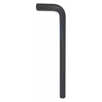 WESTWARD Hex Key: 0 Ball Ends, 19 mm Tip Size, Metric, Long, Alloy Steel, Black Oxide - L-Shaped Hex Keys