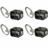 Spring Latch: 1 3/4 in Handle Lg, Stainless Steel, 5/8 in Bolt Wd, 27/32 in Bolt Lg (MPN B2598H4)