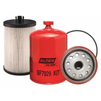 BALDWIN FILTERS Fuel Filter: Spin-On, 4 5/16 in Outside Dia, 1"-14 Thread Size, Cellulose (MPN BF7929 KIT)