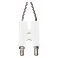This spark plug is designed for use as an ignition source in gas-fired burners, furnaces, and boilers within HVACR equipment. It ensures reliable combustion in industrial heating systems.